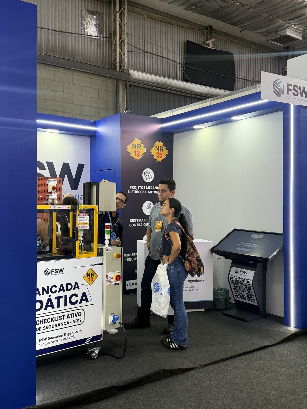 FSW na MEC Show 2026 — estande e soluções NR-12 e LOTO (foto 2)